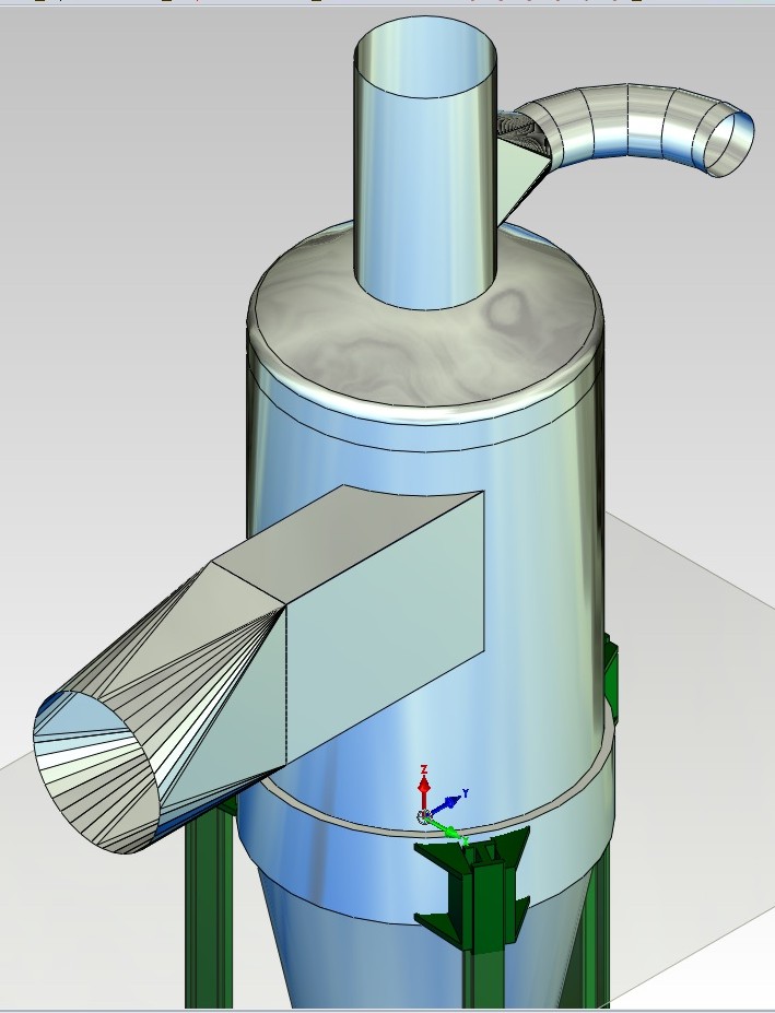 Model 3D zbiornika